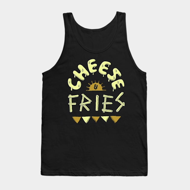 Cheese and Fries Tank Top by naiklevel